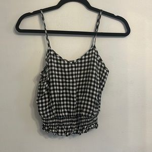 Black and white tank top